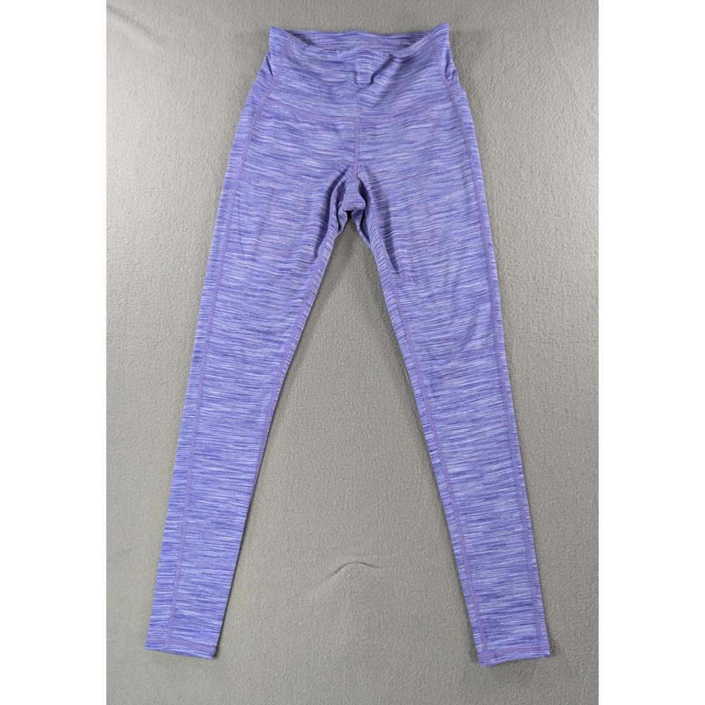 Athleta Womens Salutation Stash Pocket Tight Leggings XXS Purple Space Dye